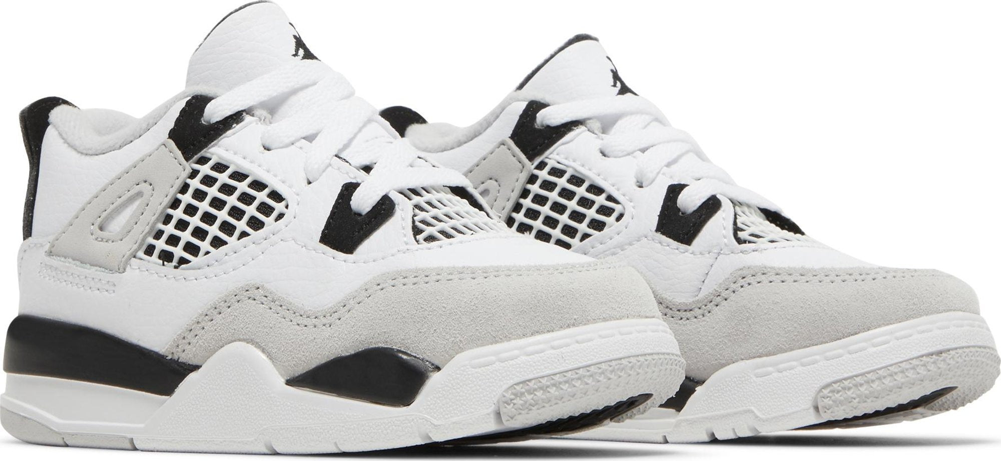 [BQ7670-111] Toddlers Air Jordan Retro 4 'Military Black' (TD)
