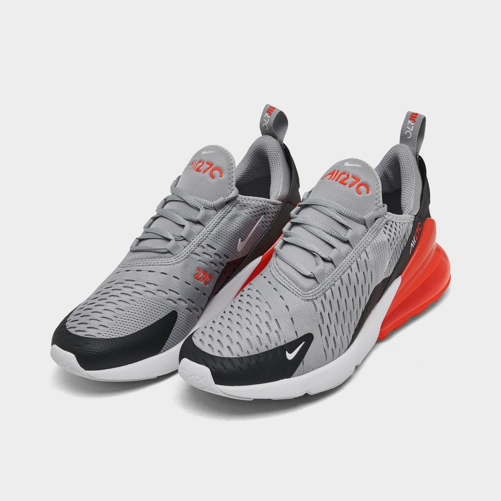 [943345-039] GRADE SCHOOL NIKE AIR MAX 270 'WOLF GREY ANTHRACITE BRIGHT CRIMSON WHITE (GS)'