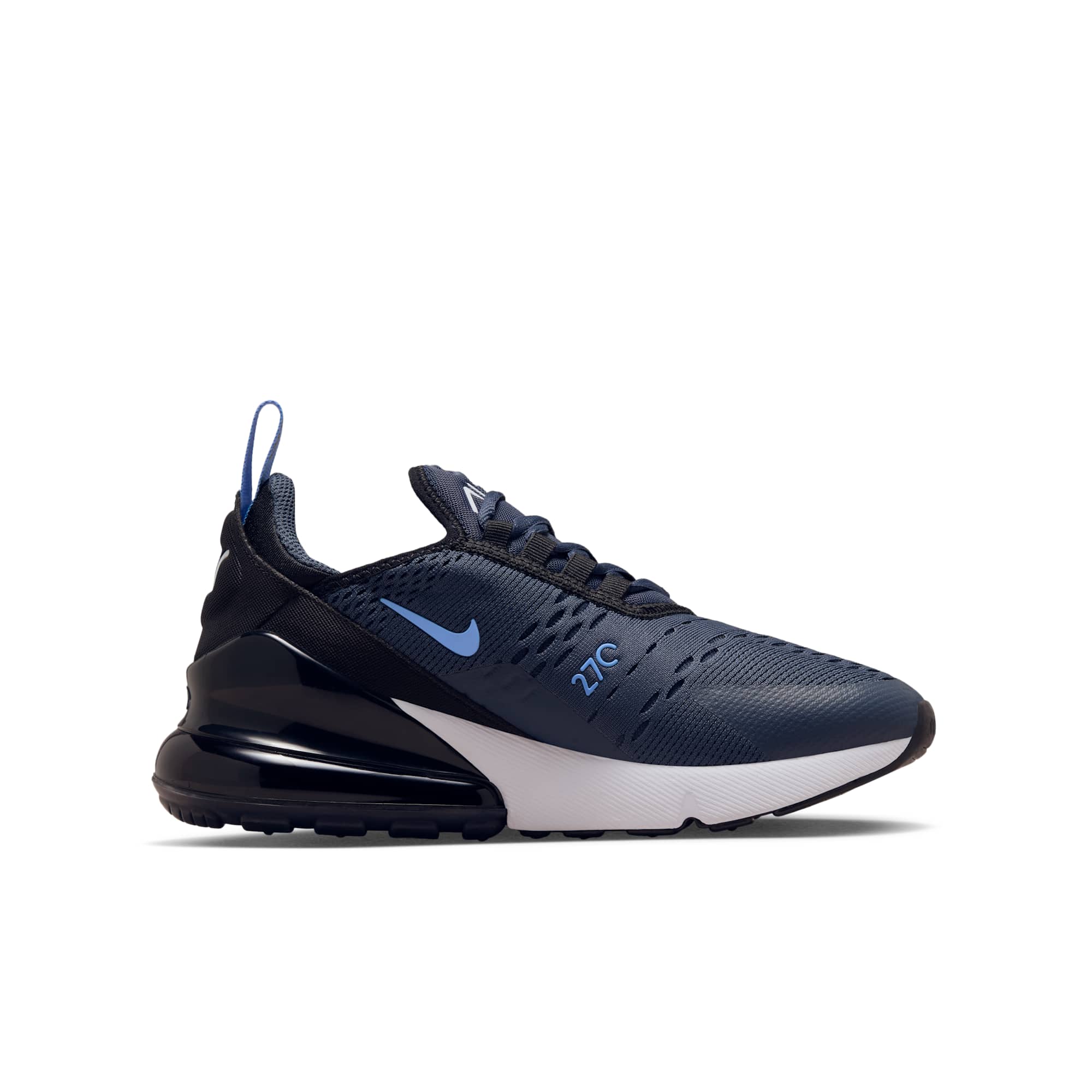 [943345-408] GRADE SCHOOL NIKE AIR MAX 270 'THUNDER BLUE BLACK WHITE ROYAL PULSE (GS)'
