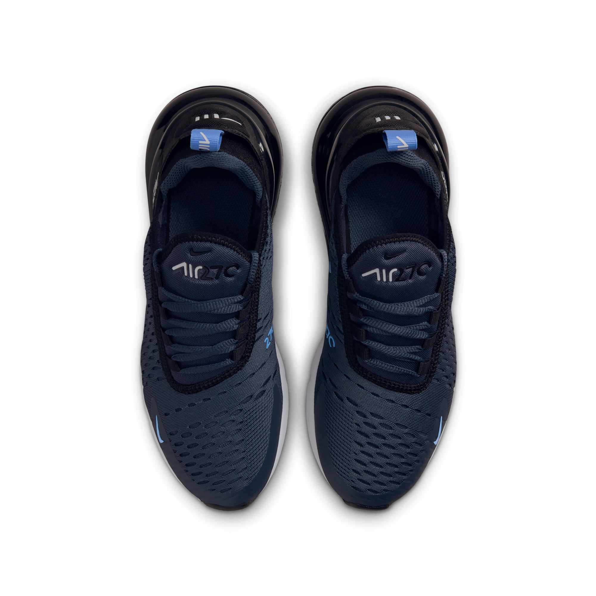 [943345-408] GRADE SCHOOL NIKE AIR MAX 270 'THUNDER BLUE BLACK WHITE ROYAL PULSE (GS)'