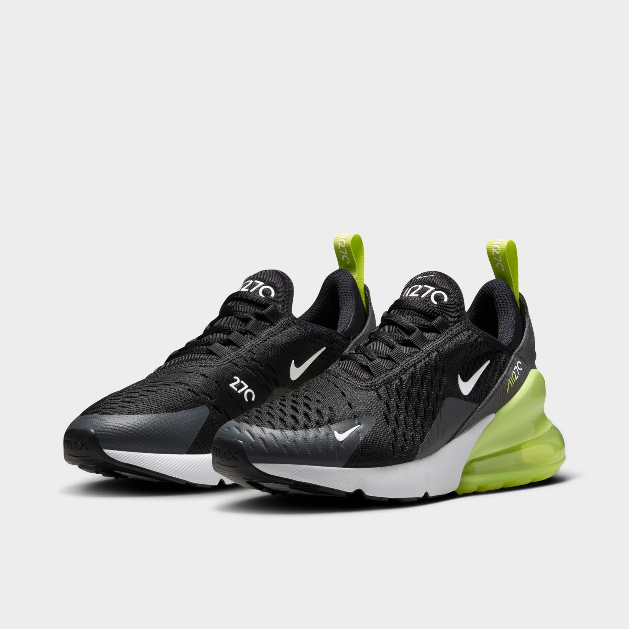 [943345-704] GRADE SCHOOL NIKE AIR MAX 270 'LIGHT LEMON TWIST BLACK ANTHRACITE WHITE (GS)'