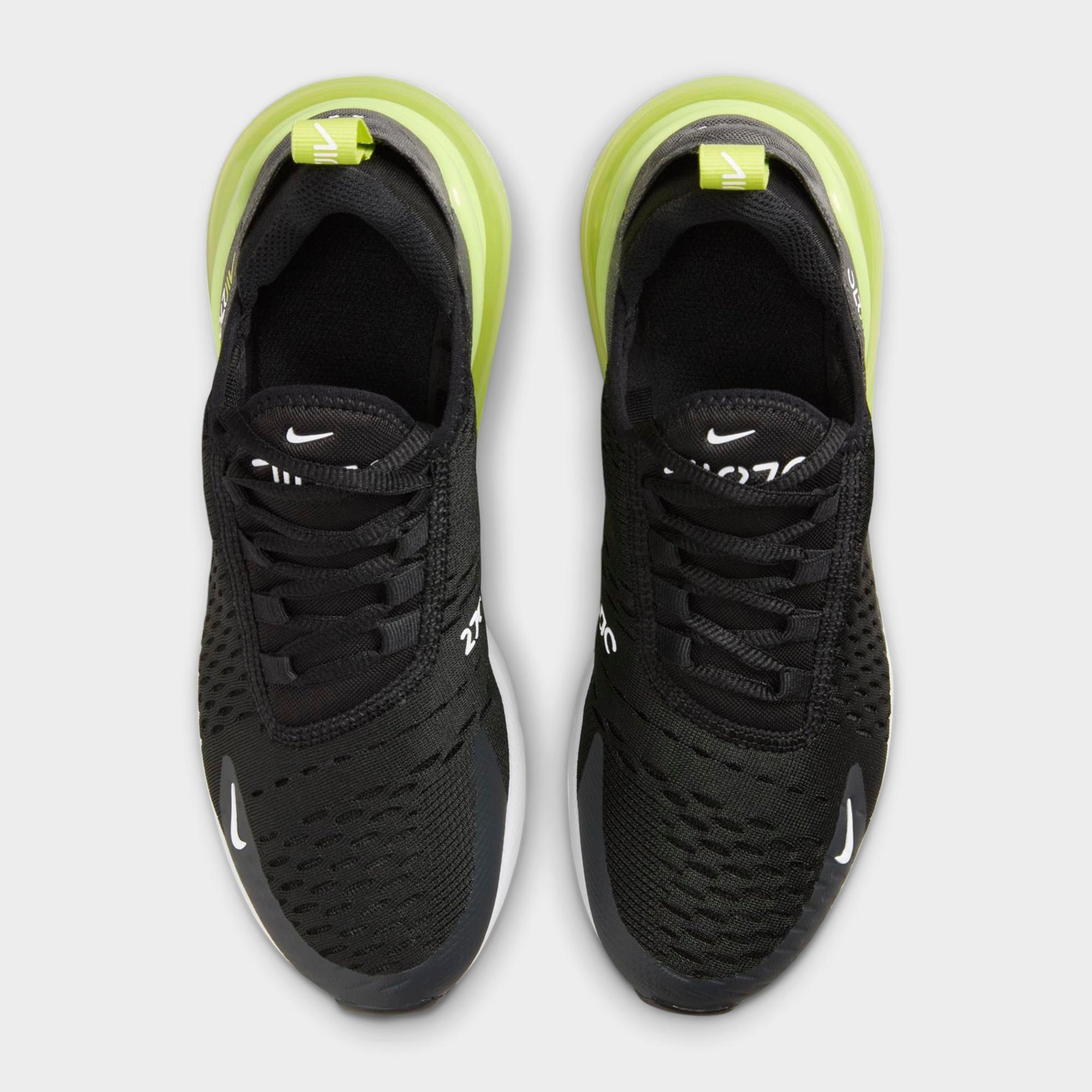 [943345-704] GRADE SCHOOL NIKE AIR MAX 270 'LIGHT LEMON TWIST BLACK ANTHRACITE WHITE (GS)'
