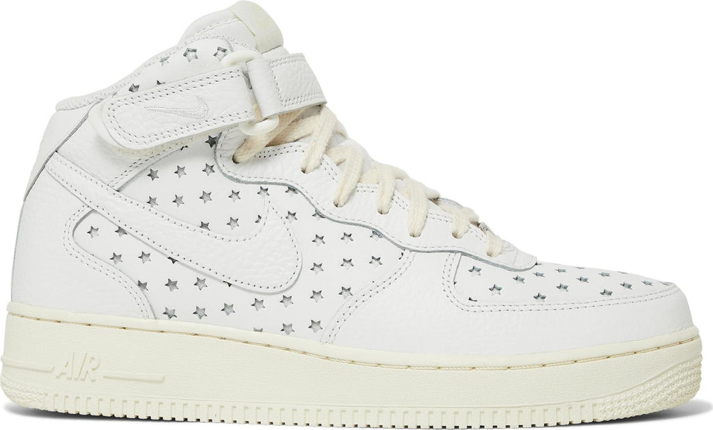 [DV3451-100] Womens Nike AIR FORCE 1 MID 'CUT OUT STARS SUMMIT WHITE'