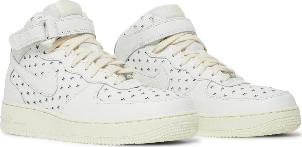 [DV3451-100] Womens Nike AIR FORCE 1 MID 'CUT OUT STARS SUMMIT WHITE'