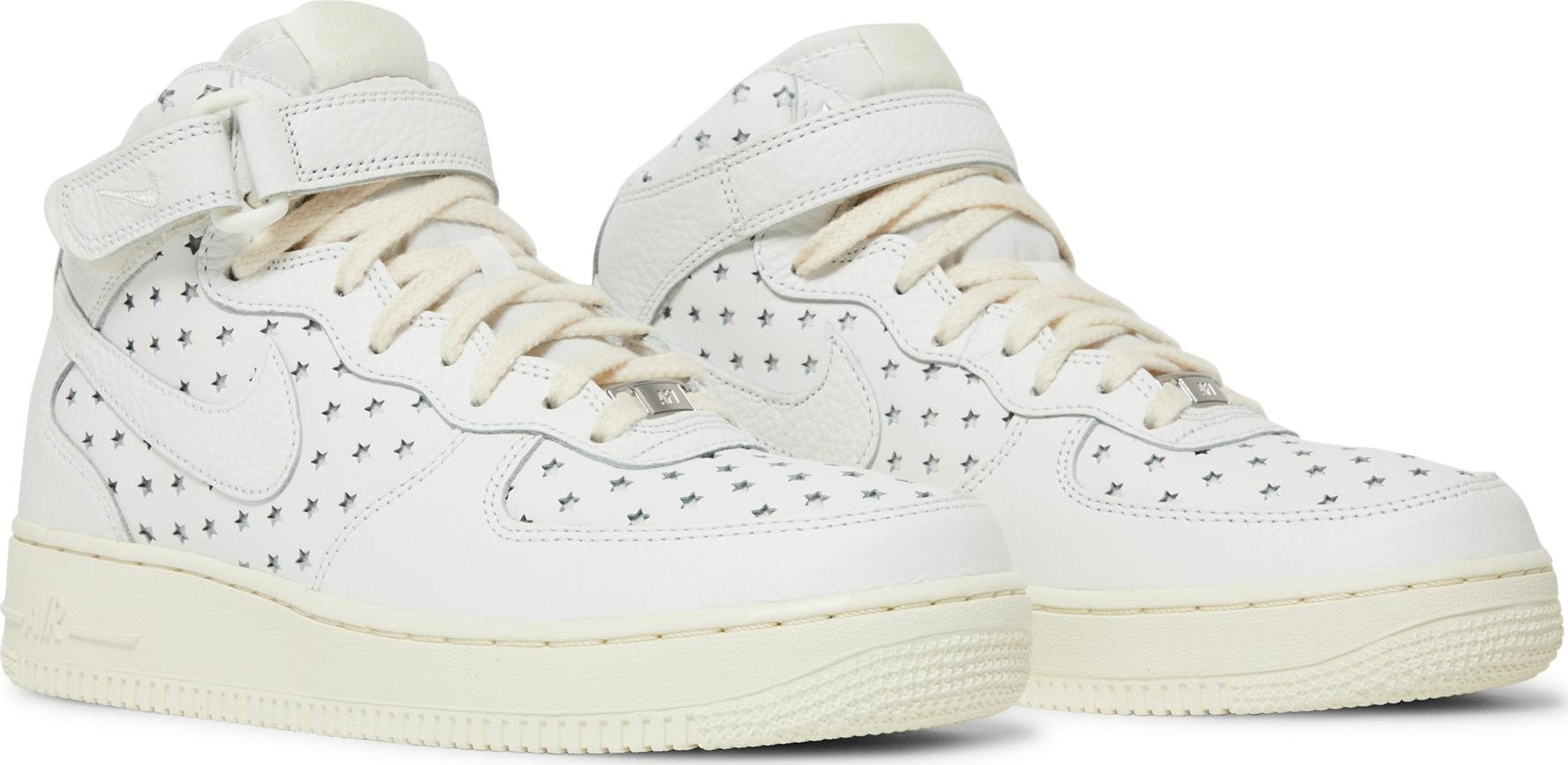 [DV3451-100] Womens Nike AIR FORCE 1 MID 'CUT OUT STARS SUMMIT WHITE'