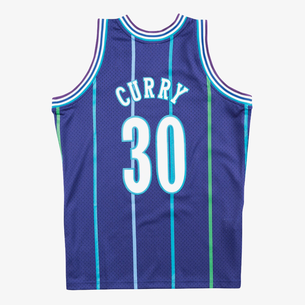MENS MITCHELL & NESS NBA SWINGMAN ALTERNATE JERSEY HORNETS 1994 DELL CURRY