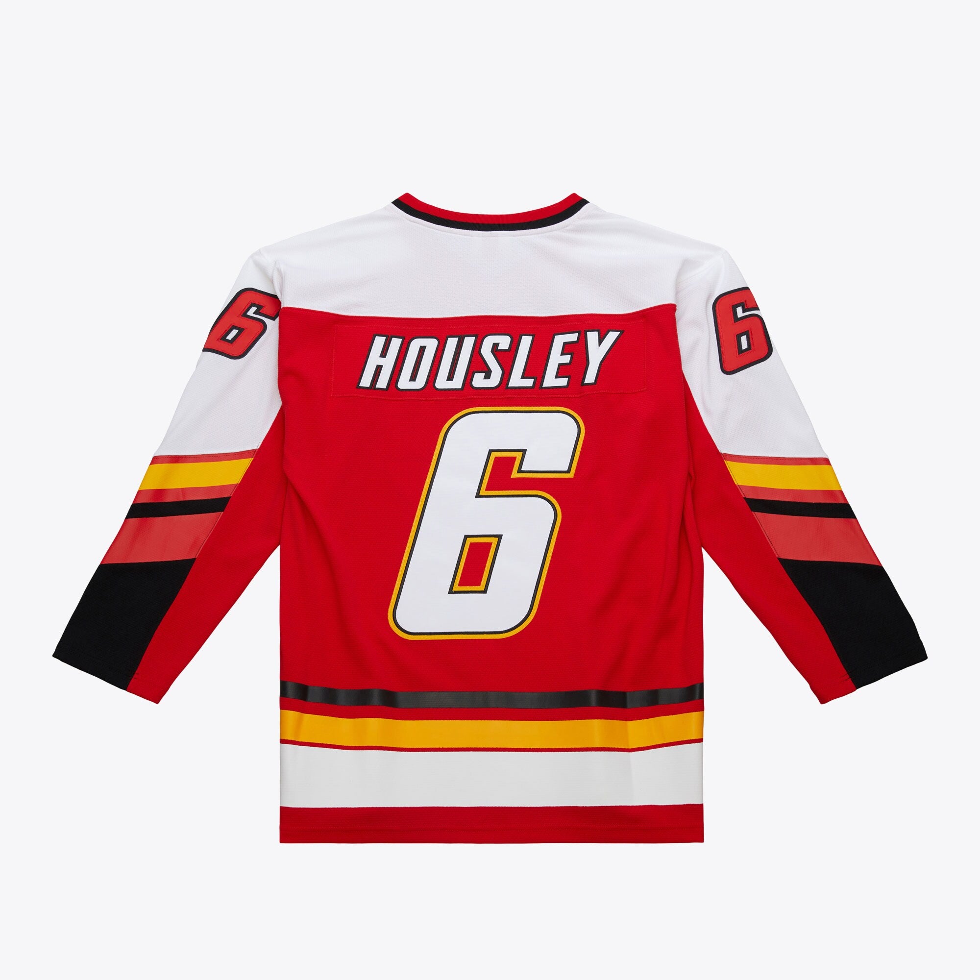 Mens Mitchell & Ness NHL DARK JERSEY FLAMES 1994 PHIL HOUSLEY