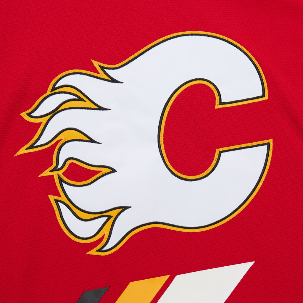 Mens Mitchell & Ness NHL DARK JERSEY FLAMES 1994 PHIL HOUSLEY