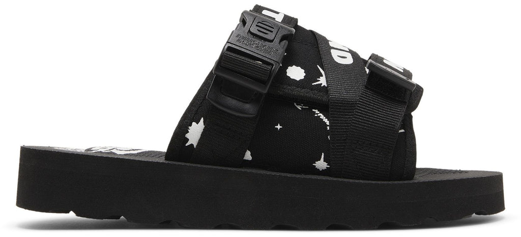 [811-4802/BLACK] MENS BILLIONAIRE BOYS CLUB SPACE WALKER II SLIDE 'BLACK'