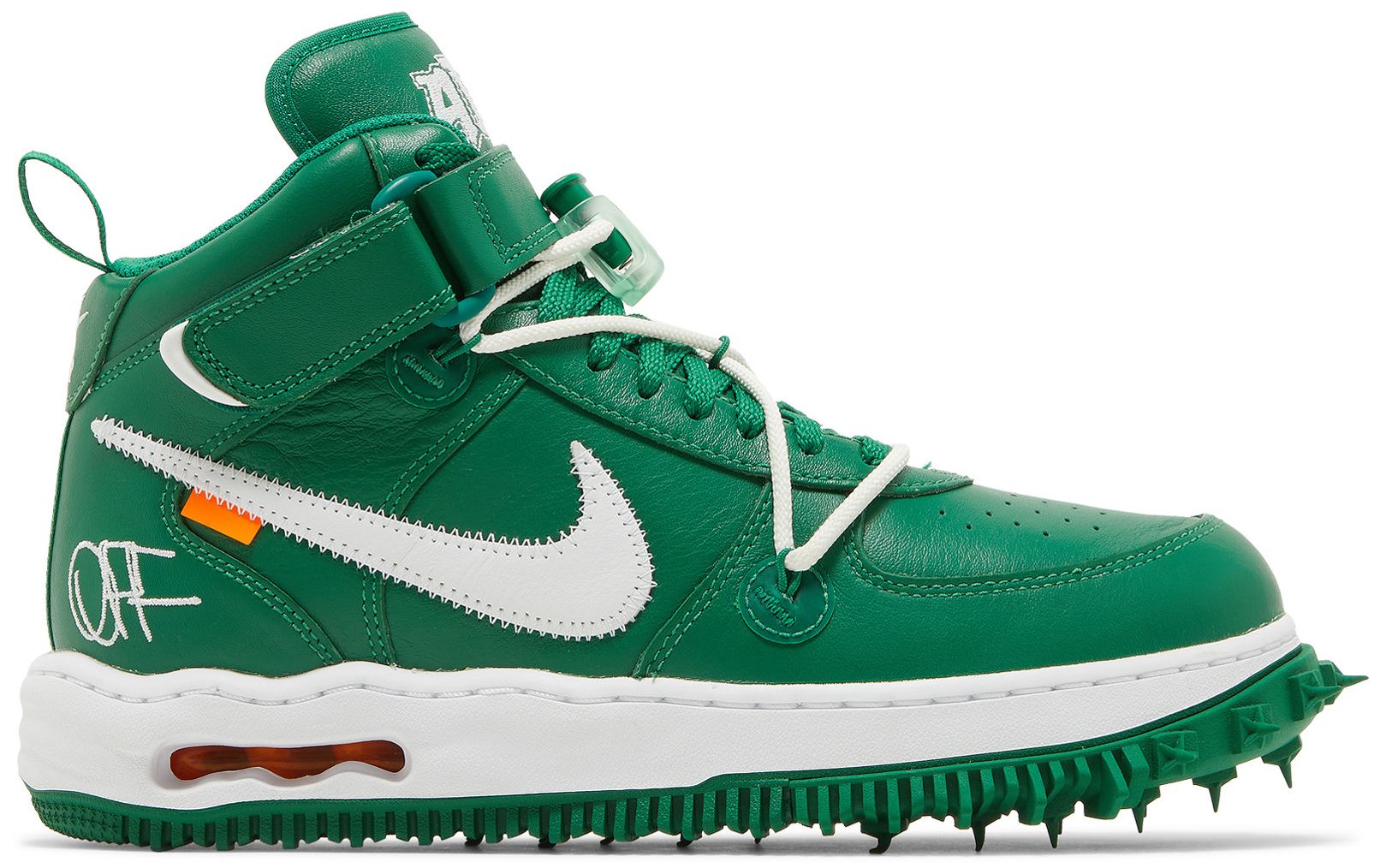 [DR0500-300] MENS NIKE AIR FORCE 1 MID 'OFF-WHITE PINE GREEN'