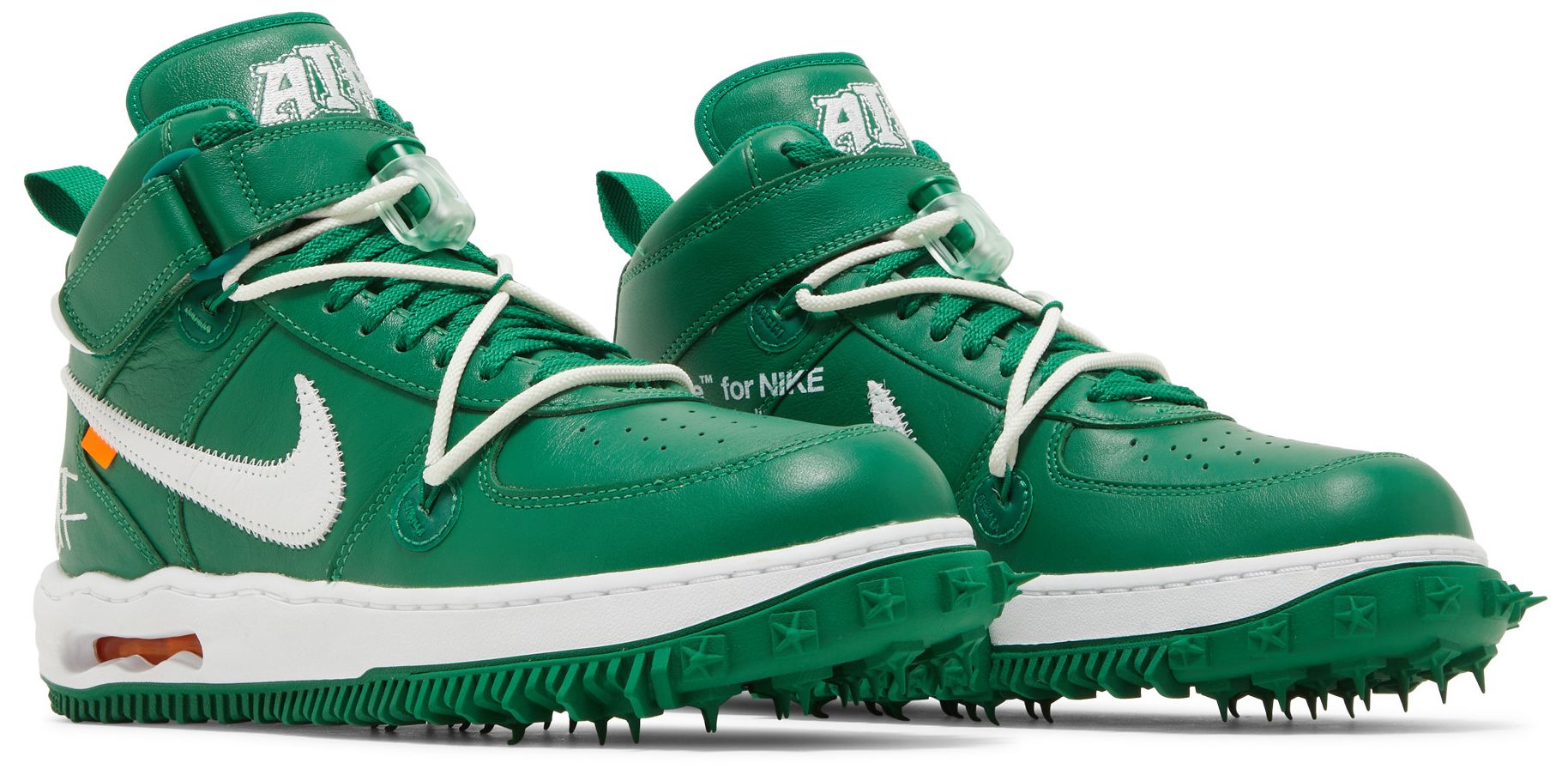 [DR0500-300] MENS NIKE AIR FORCE 1 MID 'OFF-WHITE PINE GREEN'