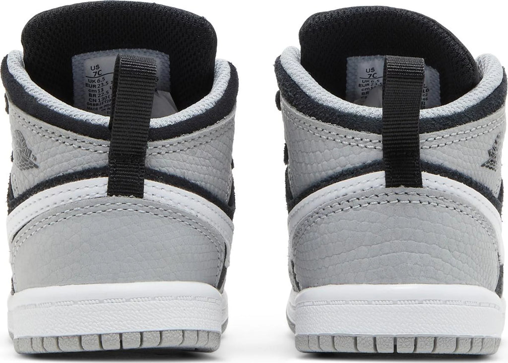 [DM6217-016] Toddlers Air Jordan Retro 1 Mid SE 'Elephant Print' (TD)