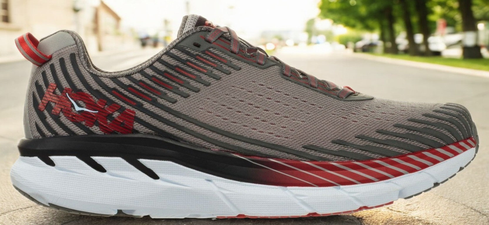 [1093755-ASGY] Mens Hoka One One CLIFTON 5 'ALLOY'