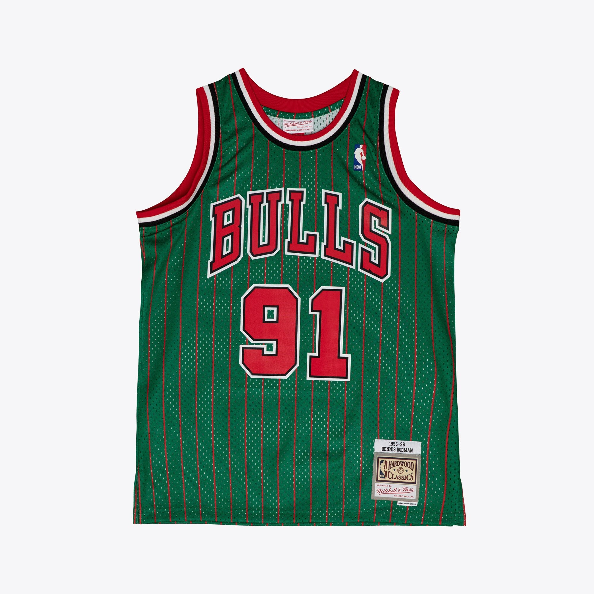 Mens Mitchell & Ness NBA SWINGMAN JERSEY BULLS 1995 DENNIS RODMAN
