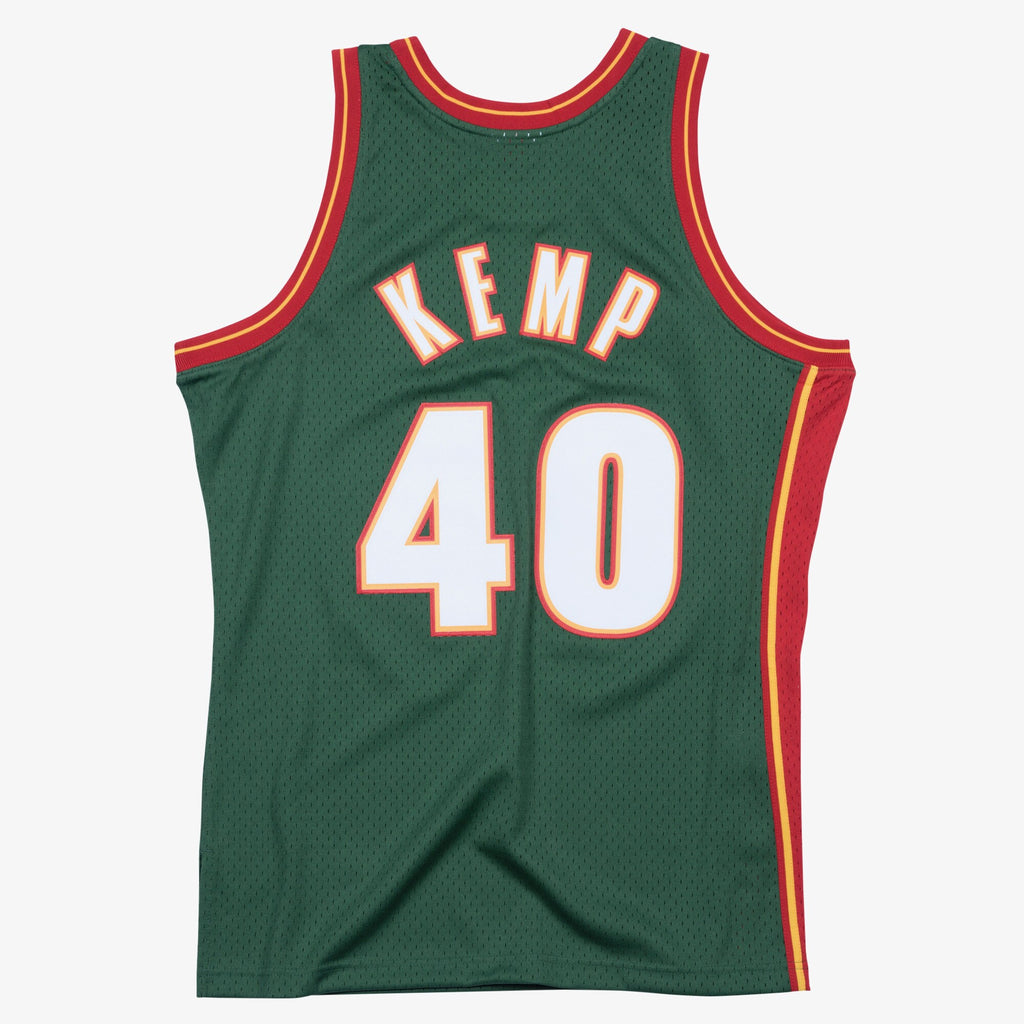 MENS MITCHELL & NESS NBA SWINGMAN ROAD JERSEY SUPERSONICS 1995 SHAWN KEMP