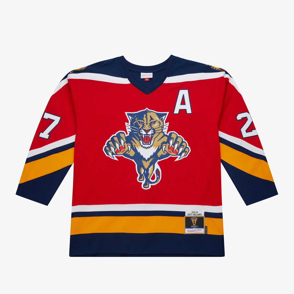 Mens Mitchell & Ness NHL DARK JERSEY PANTHERS 1995 SCOTT MELLANBY