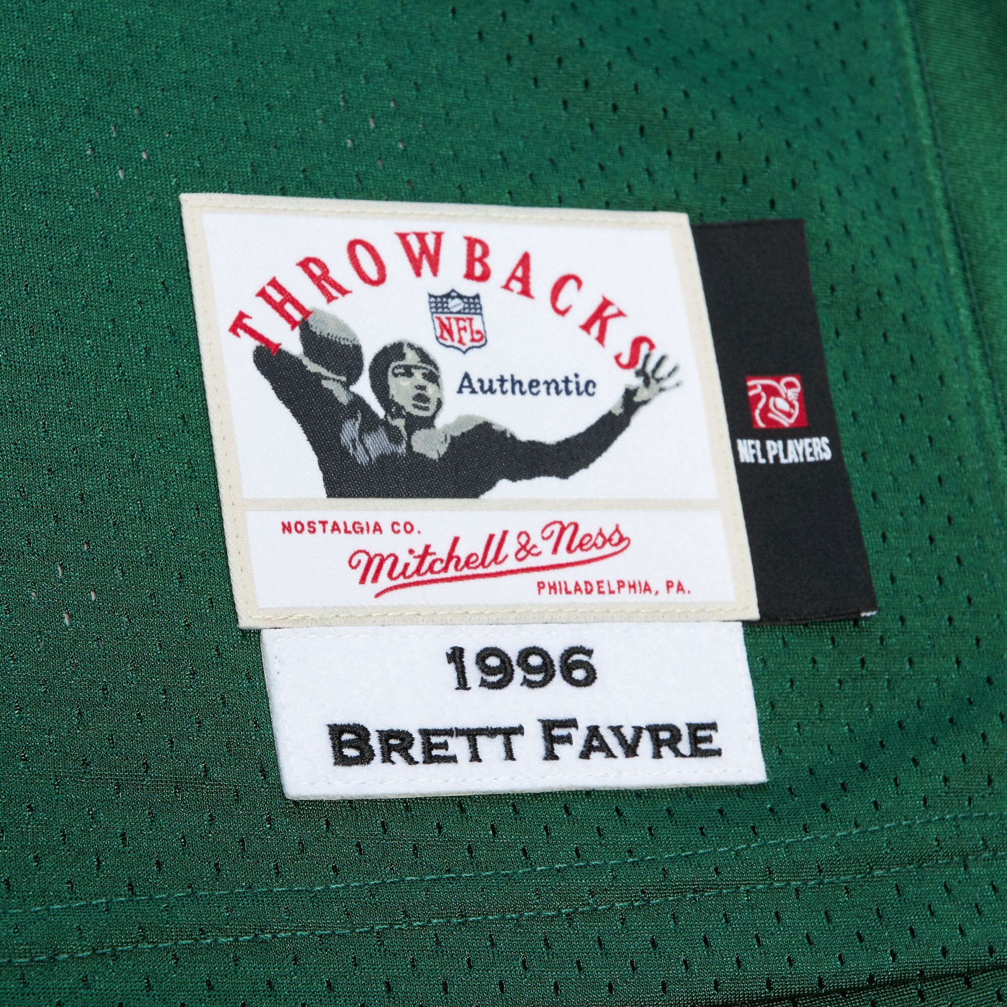 Mens Mitchell & Ness NFL DARK JERSEY PACKERS 1996 BRETT FAVRE