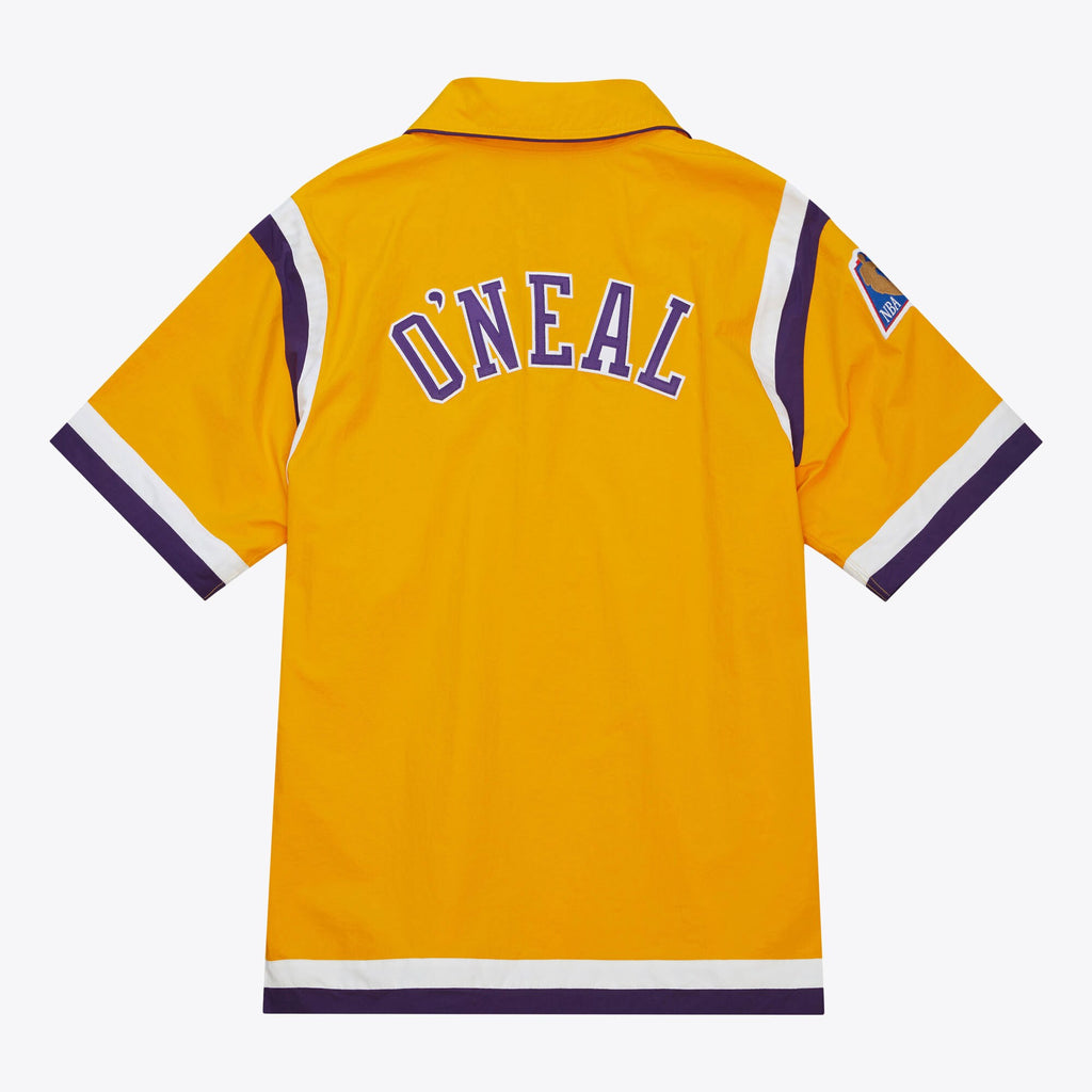 Mens Mitchell & Ness NBA SHOOTING SHIRT LAKERS 1996 SHAQUILLE O'NEAL