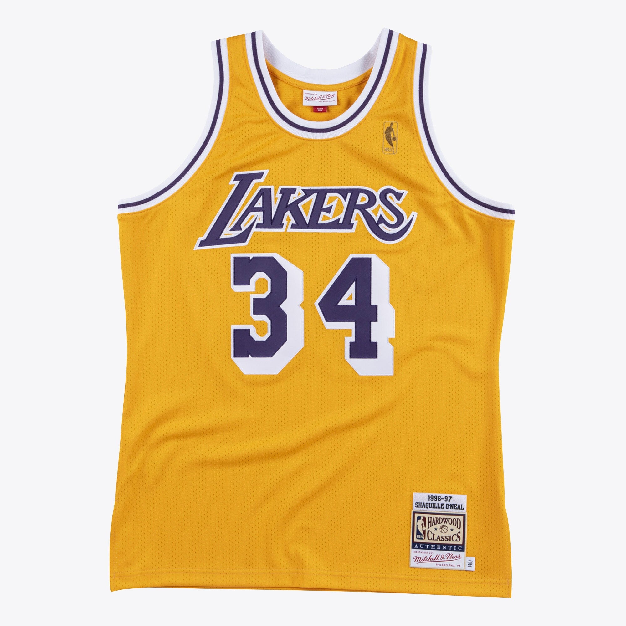 Mens Mitchell & Ness NBA AUTHENTIC JERSEY LAKERS 1996 SHAQUILLE O'NEAL