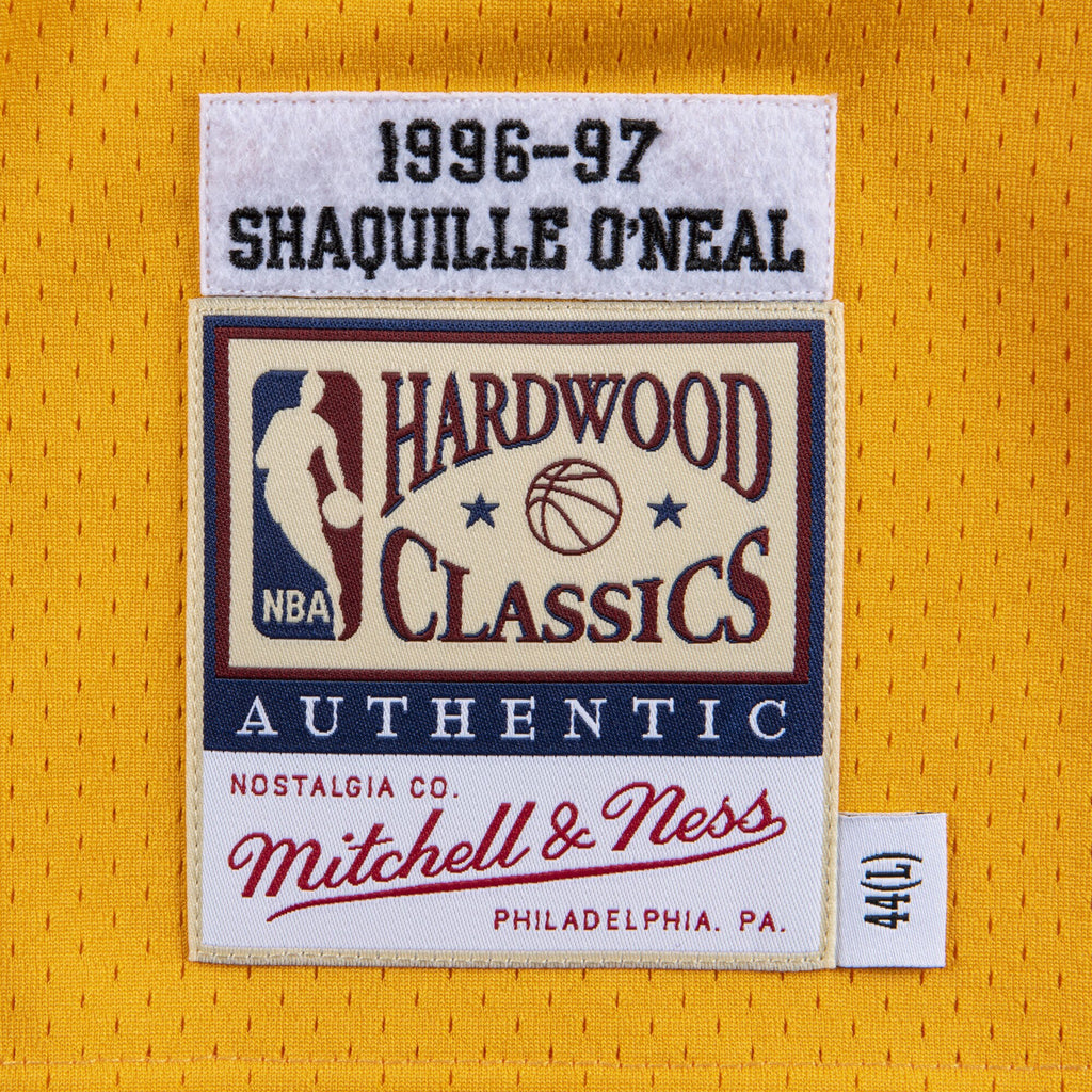 Mens Mitchell & Ness NBA AUTHENTIC JERSEY LAKERS 1996 SHAQUILLE O'NEAL