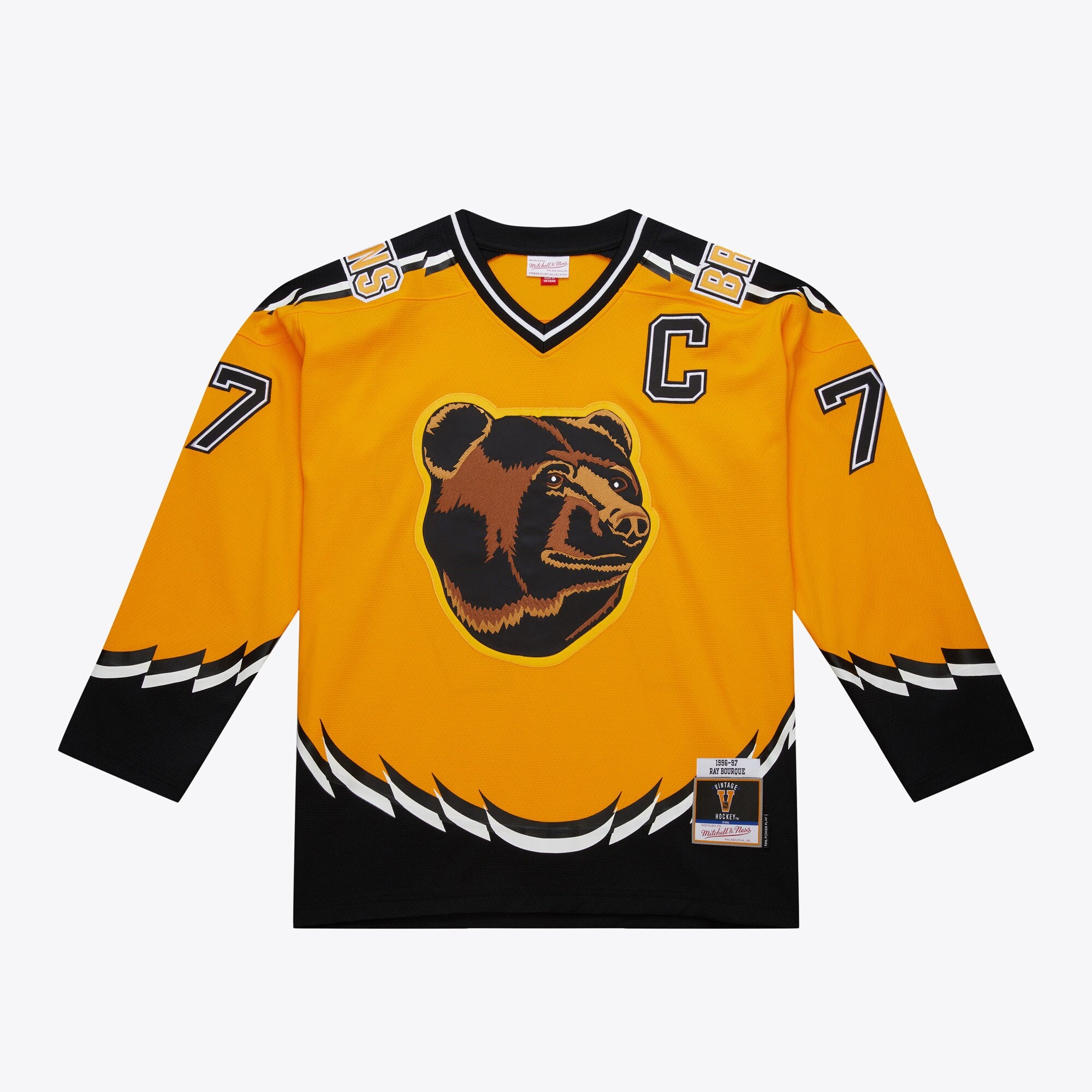 Mens Mitchell & Ness NHL DARK ALTERNATE JERSEY BRUINS 1996 RAY BOURQUE