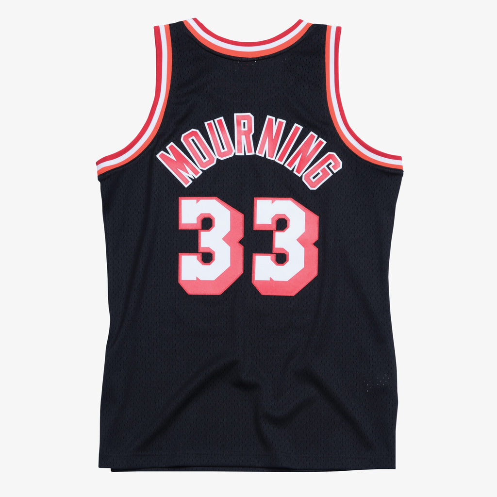 MENS MITCHELL & NESS NBA SWINGMAN JERSEY HEAT 96-97 ALONZO MOURNING