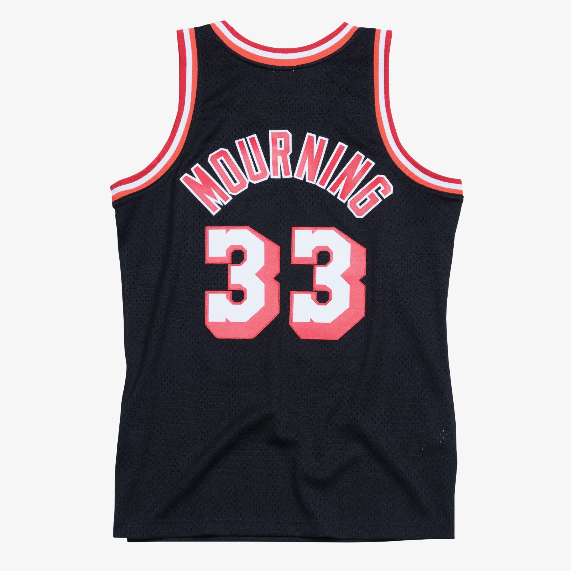 MENS MITCHELL & NESS NBA SWINGMAN JERSEY HEAT 96-97 ALONZO MOURNING
