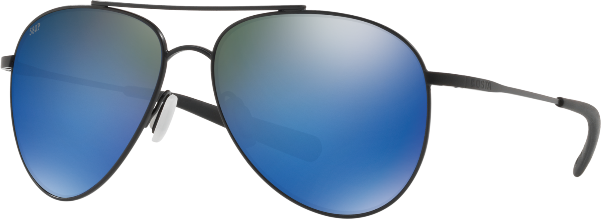 [6S6005-08] Mens Costa Cook Aviator Polarized Sunglasses