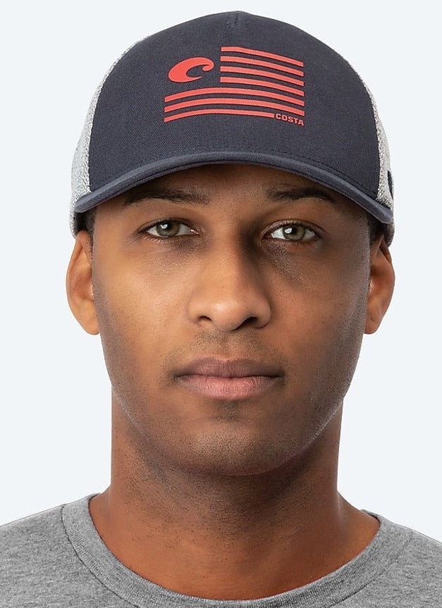 [FQS900027-64M] Mens Costa COSTA TWILL TRUCKER PRIDE LOGO