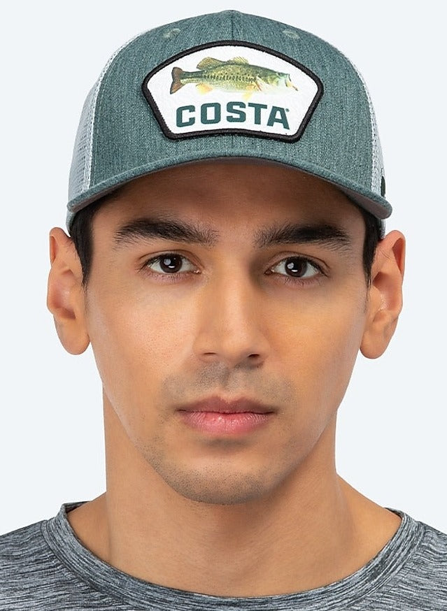 [FQS900031-70F] Mens Costa COSTA XL FIT TRUCKER PATCH BASS