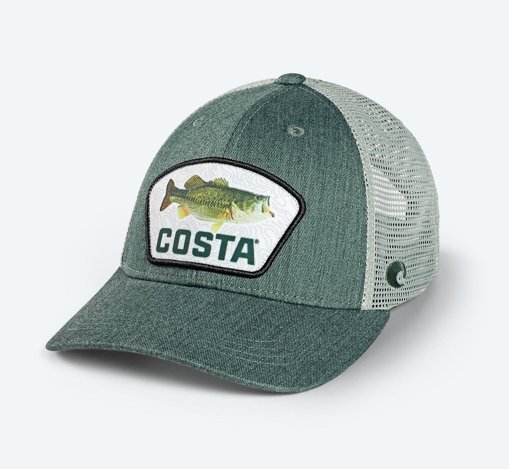 [FQS900031-70F] Mens Costa COSTA XL FIT TRUCKER PATCH BASS