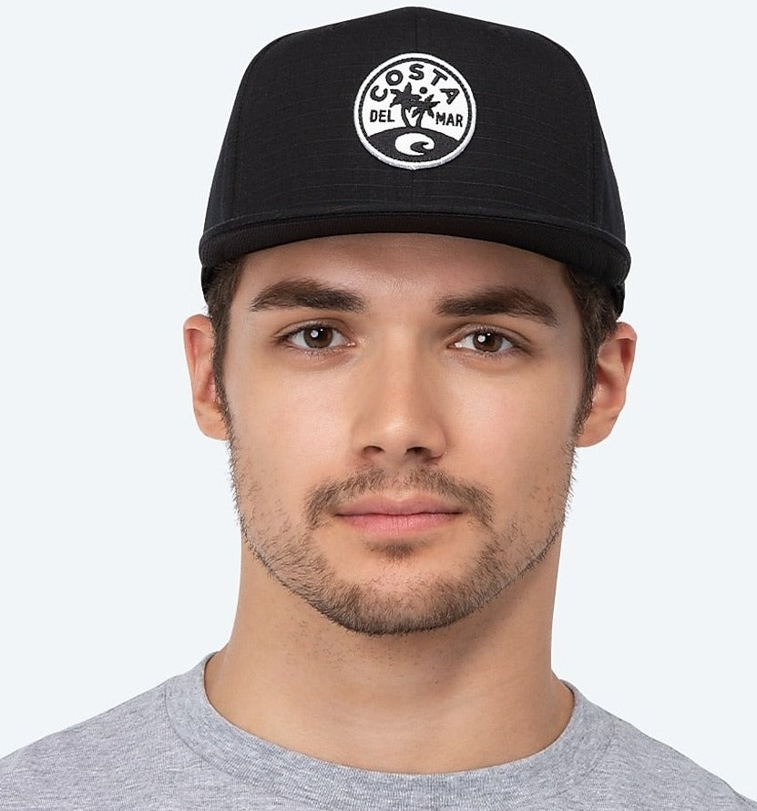 [FQS900217-001] Mens Costa ISLA FLAT BRIM SNAPBACK