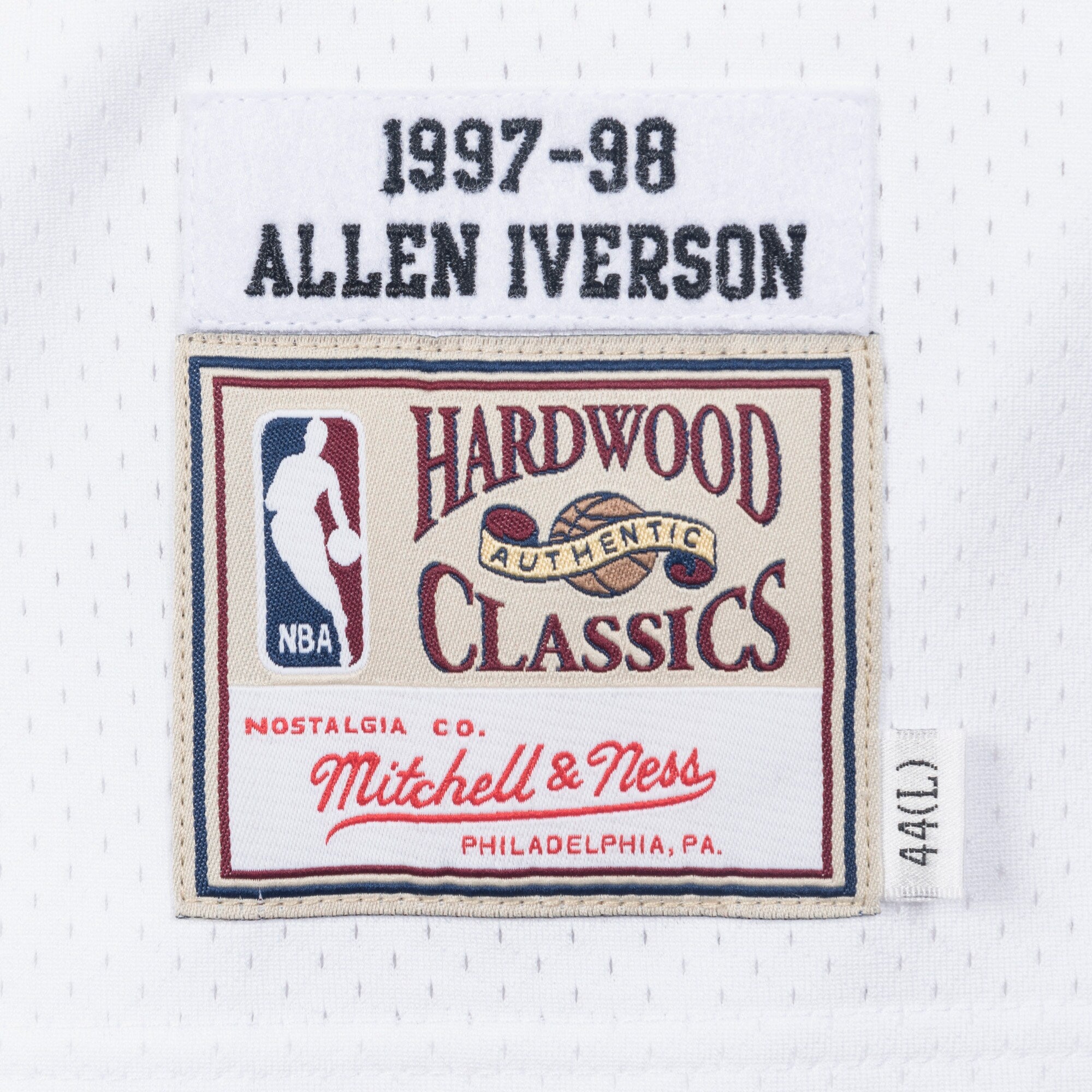 Mens Mitchell & Ness NBA AUTHENTIC JERSEY 76ERS 1997 ALLEN IVERSON