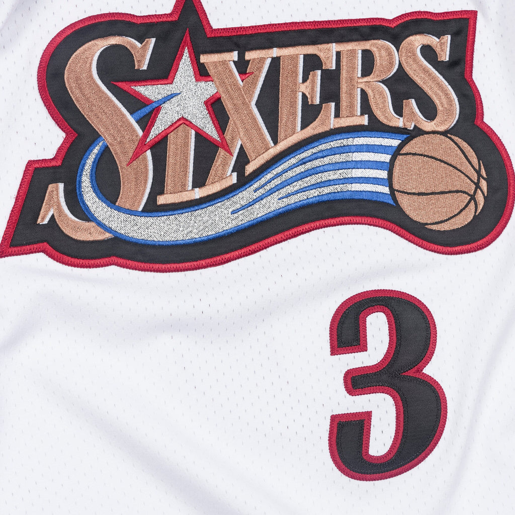 Mens Mitchell & Ness NBA AUTHENTIC JERSEY 76ERS 1997 ALLEN IVERSON