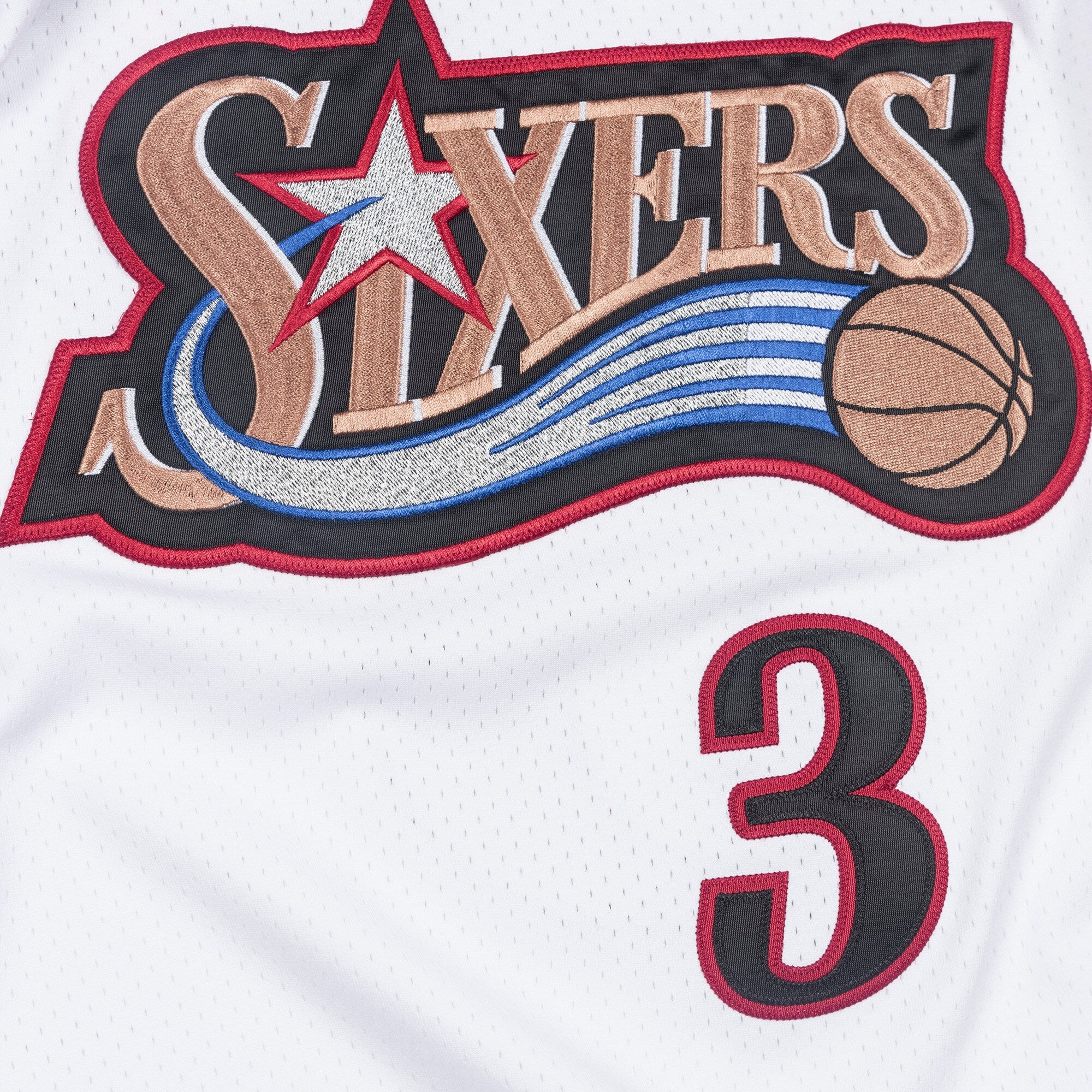 Mens Mitchell & Ness NBA AUTHENTIC JERSEY 76ERS 1997 ALLEN IVERSON