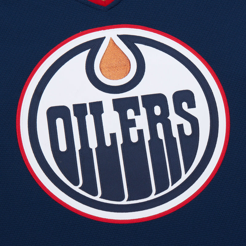 Mens Mitchell & Ness NHL DARK JERSEY OILERS 1997 CURTIS JOSEPH