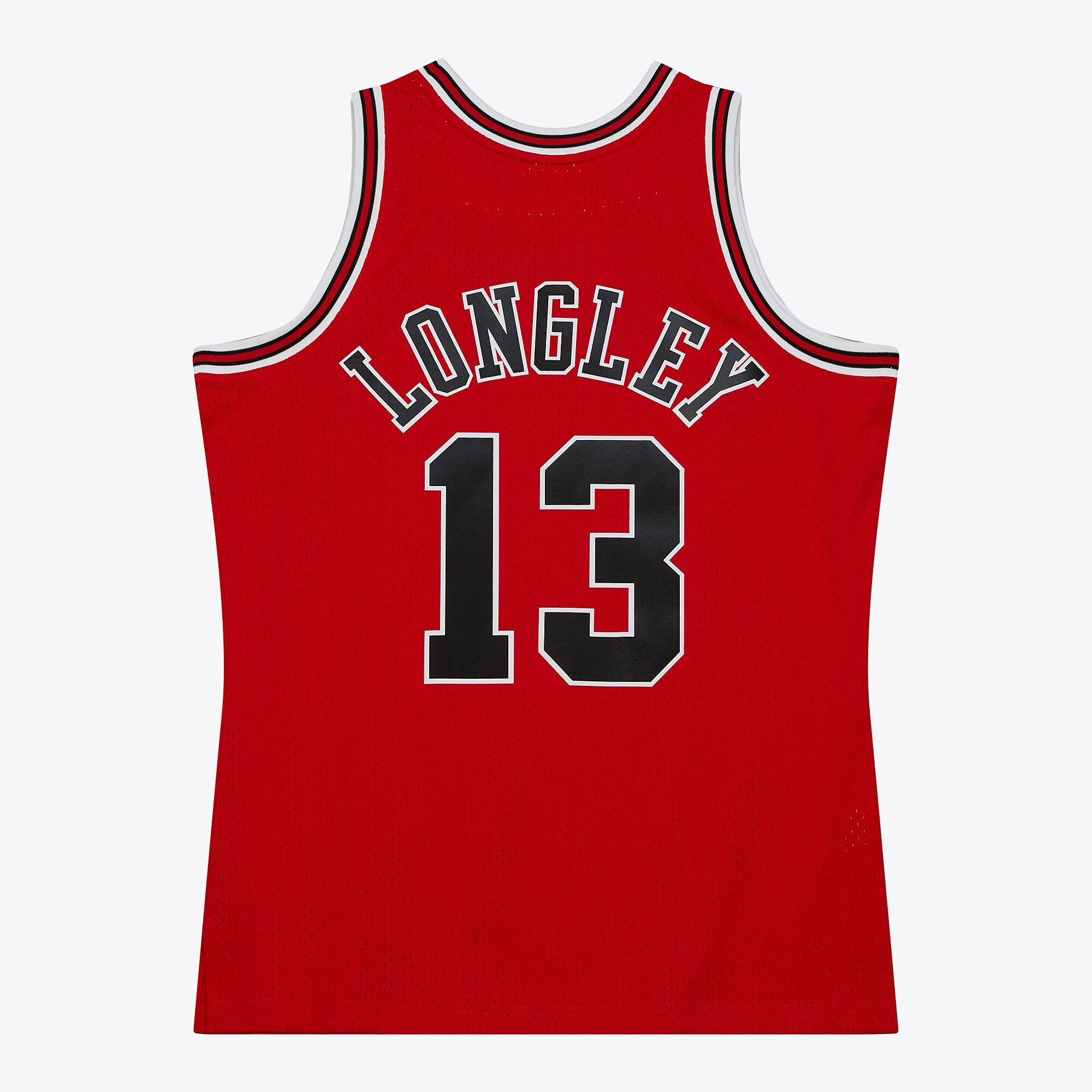 Mens Mitchell & Ness NBA DARK ROAD JERSEY BULLS 1997 LUC LONGLEY