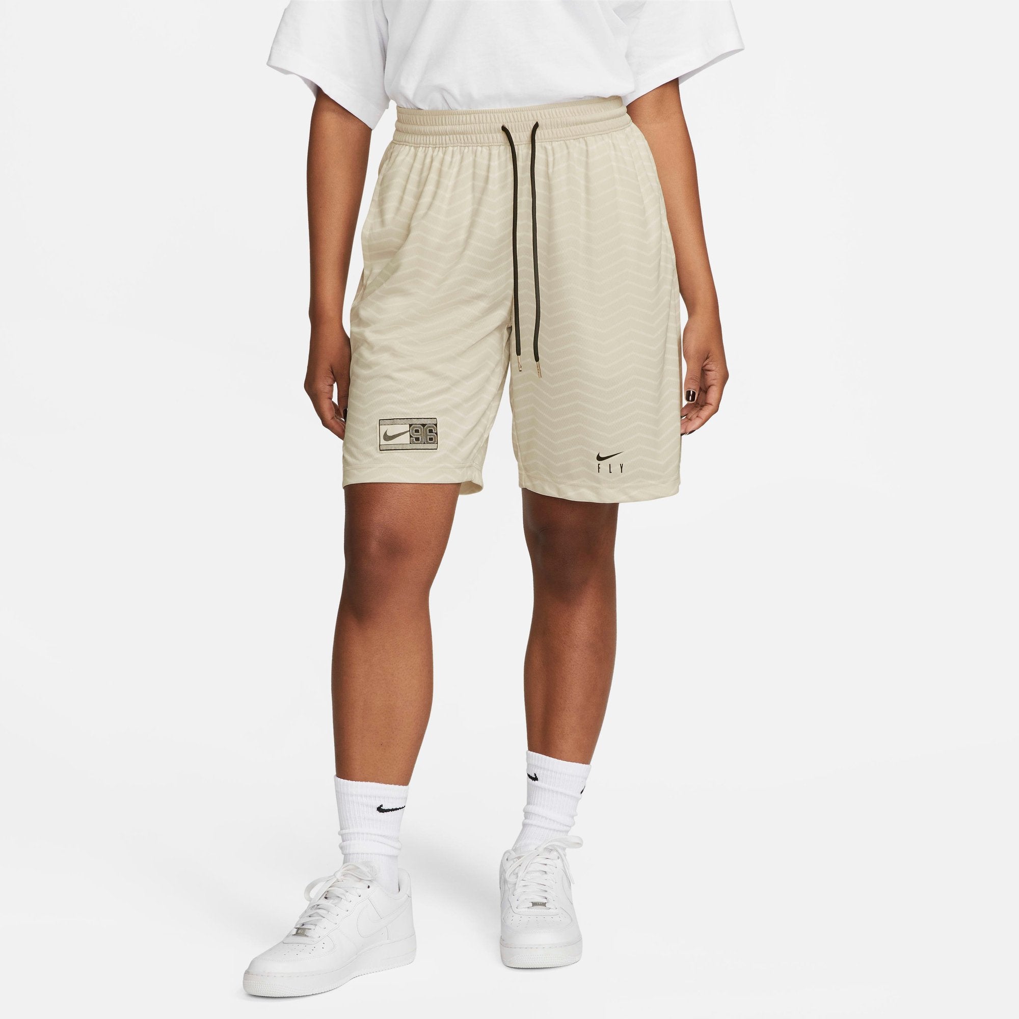 [DX0557-133] WOMENS NIKE DRI-FIT SWOOSH FLY 96 STANDARD FIT BASKETBALL SHORTS