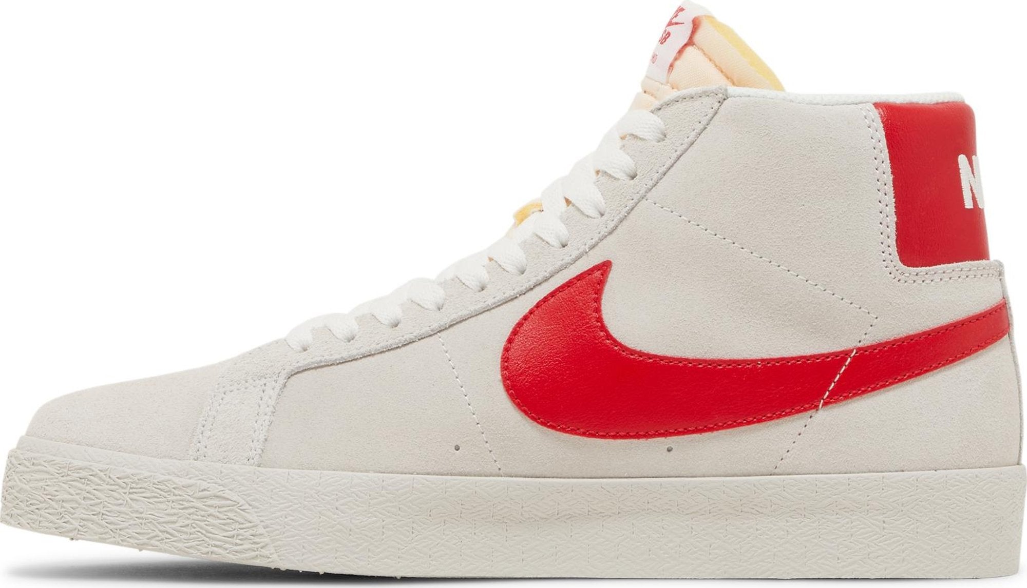 [864349-109] Mens Nike SB BLAZER MID 'SUMMIT WHITE UNIVERSITY RED'