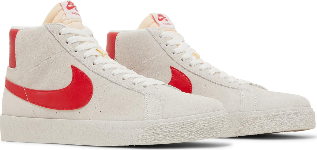 [864349-109] Mens Nike SB BLAZER MID 'SUMMIT WHITE UNIVERSITY RED'