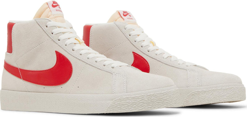 [864349-109] Mens Nike SB BLAZER MID 'SUMMIT WHITE UNIVERSITY RED'