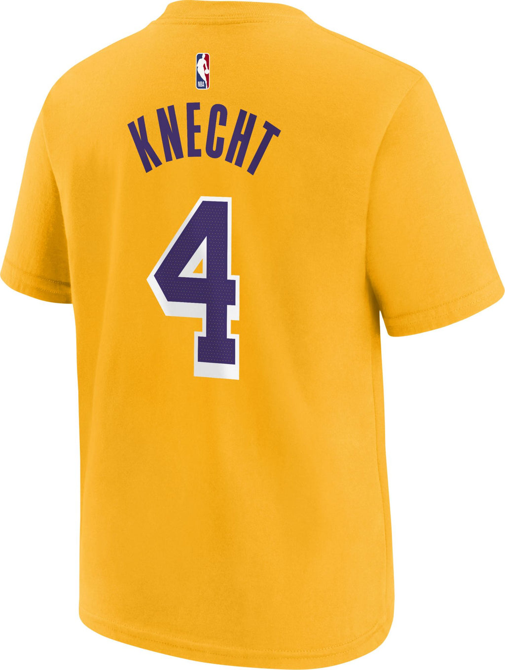 [9Z2B7BCMW-KNECHT] Youth Nike NBA LOS ANGELES LAKERS DALTON KNECHT #4 T-SHIRT