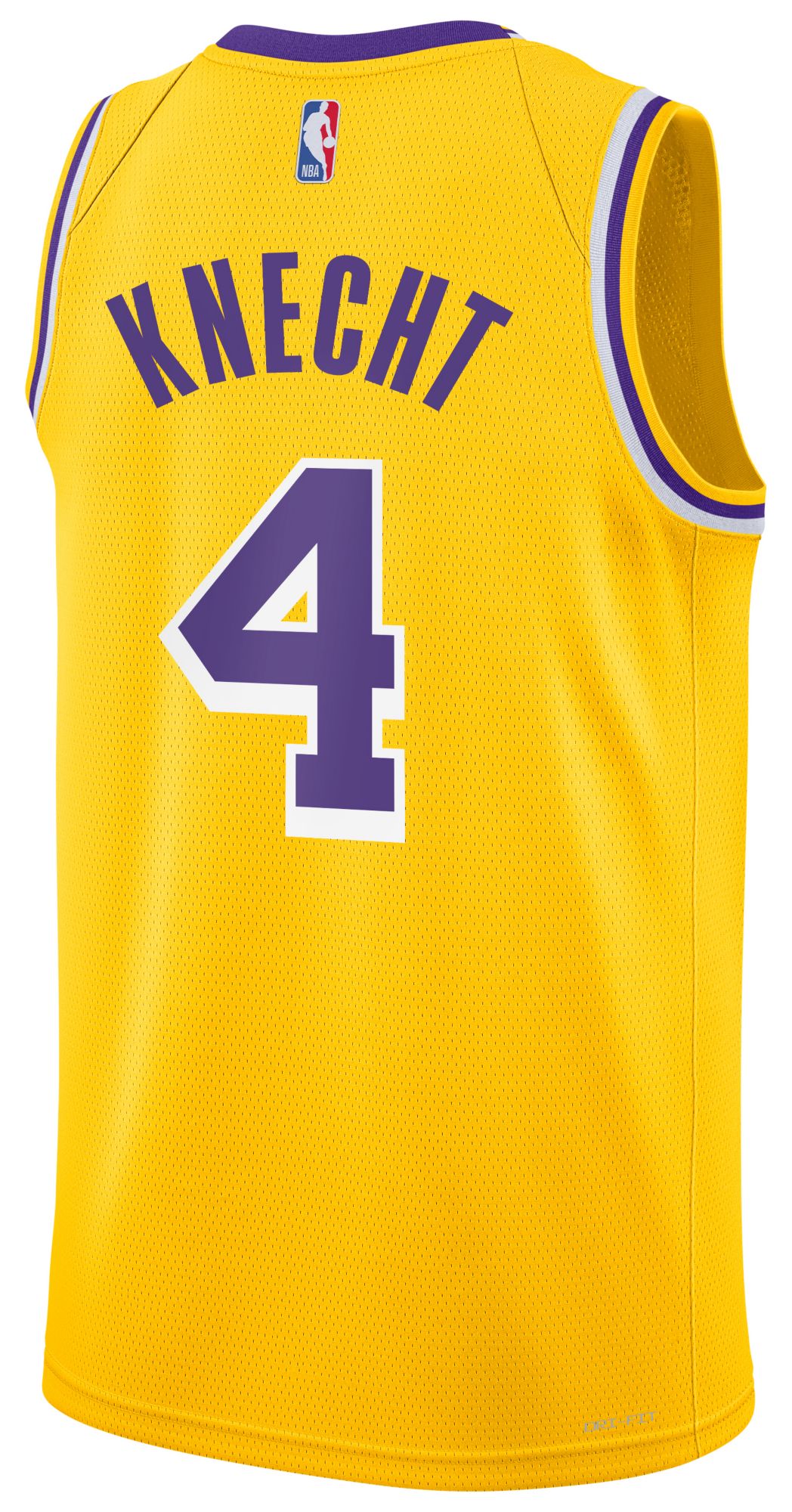 Youth Nike NBA DALTON KNECHT #4 LA LAKERS SWINGMAN JERSEY - ICON EDITION