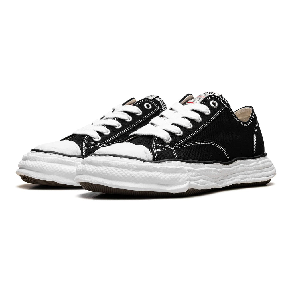[A11FW702-BLK] MENS MAISON MIHARA YASUHIRO PETERSON 23 OG SOLE CANVAS LOW 'BLACK' - 2