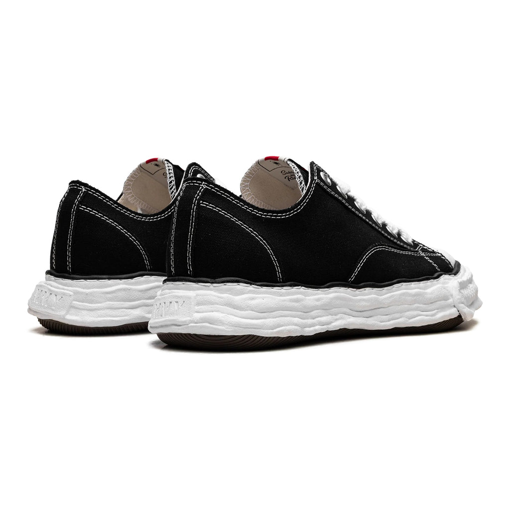 [A11FW702-BLK] MENS MAISON MIHARA YASUHIRO PETERSON 23 OG SOLE CANVAS LOW 'BLACK' - 3