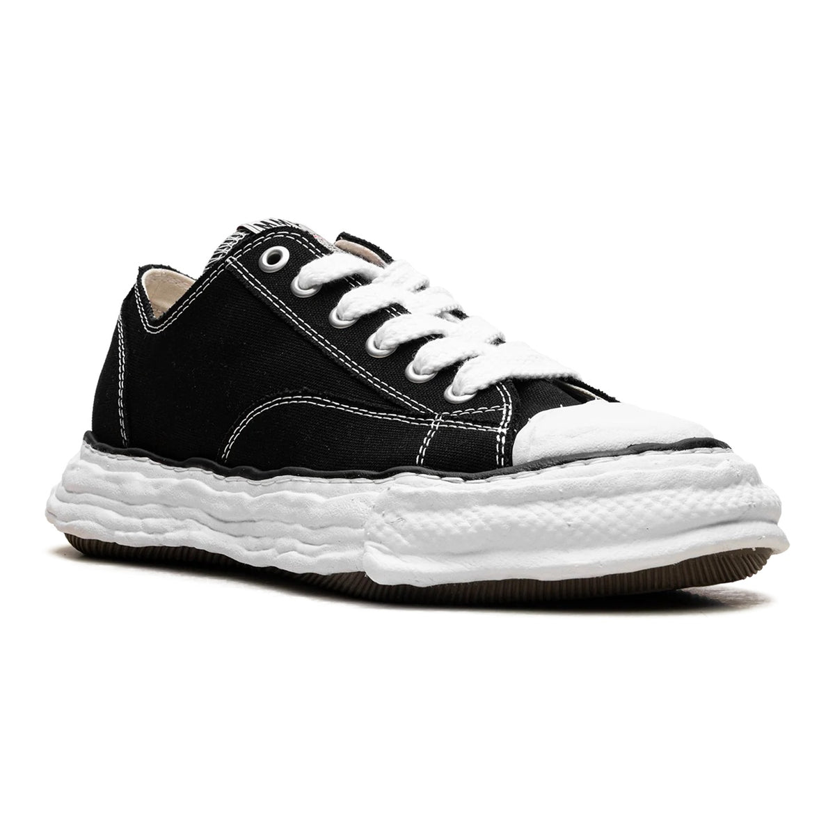 [A11FW702-BLK] MENS MAISON MIHARA YASUHIRO PETERSON 23 OG SOLE CANVAS LOW 'BLACK' - 7