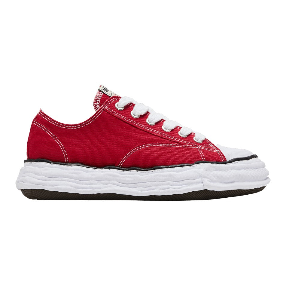 [A11FW702-RED] MENS MAISON MIHARA YASUHIRO PETERSON 23 OG SOLE CANVAS LOW 'RED' - 1