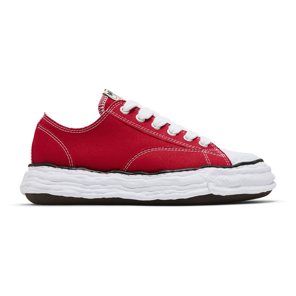 [A11FW702-RED] MENS MAISON MIHARA YASUHIRO PETERSON 23 OG SOLE CANVAS LOW 'RED' - 2