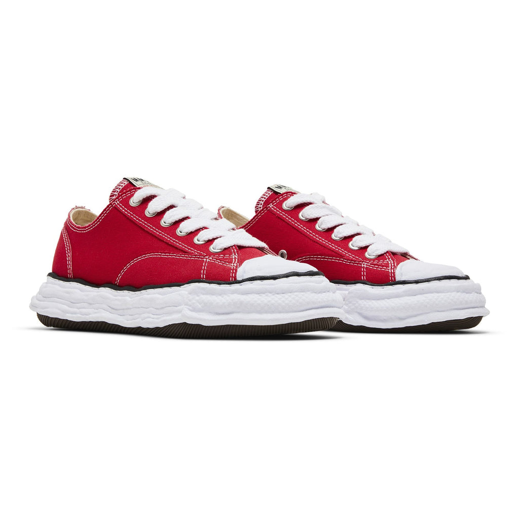 [A11FW702-RED] MENS MAISON MIHARA YASUHIRO PETERSON 23 OG SOLE CANVAS LOW 'RED' - 6