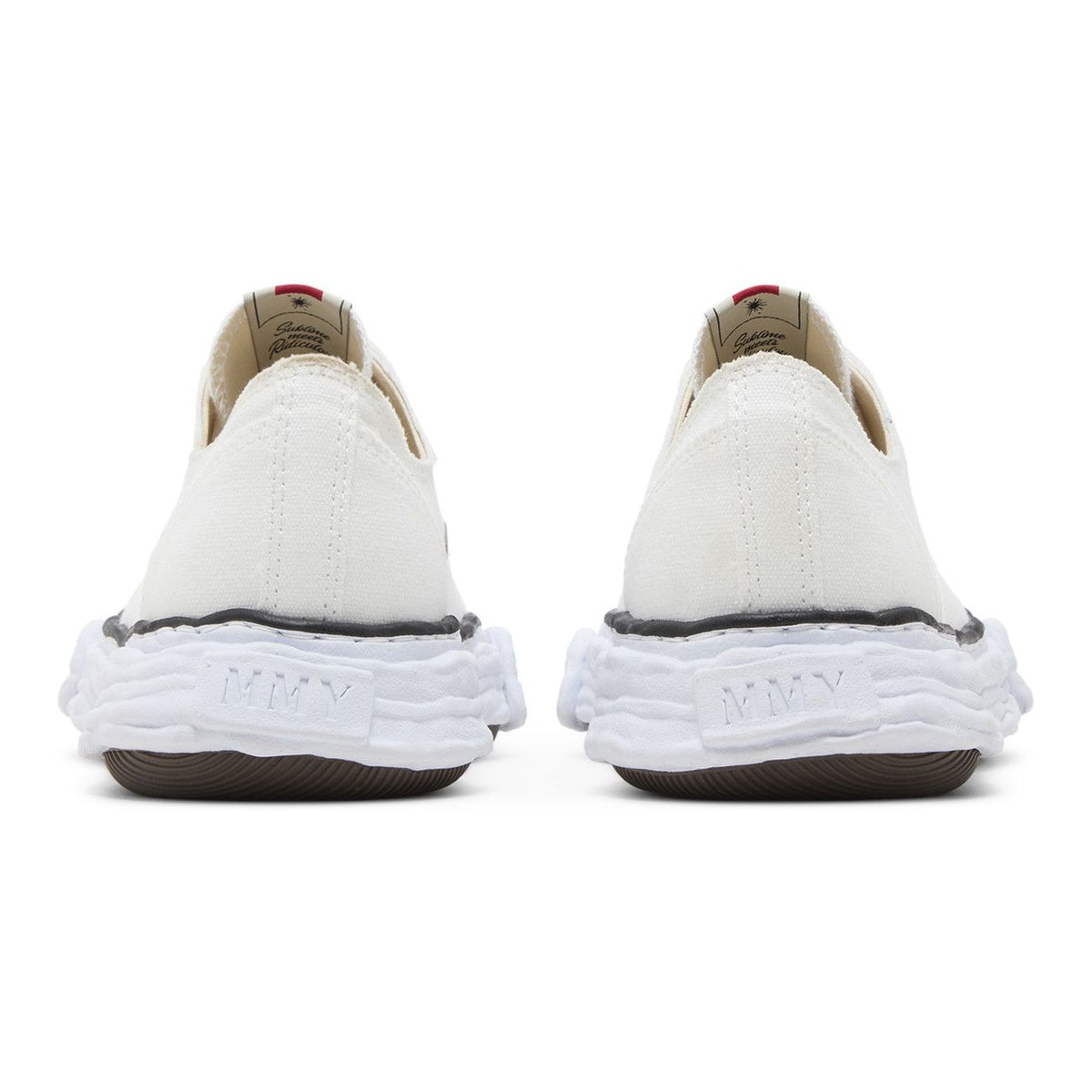 [A11FW702-WHITE] MENS MAISON MIHARA YASUHIRO PETERSON 23 OG SOLE CANVAS LOW 'WHITE' - 5